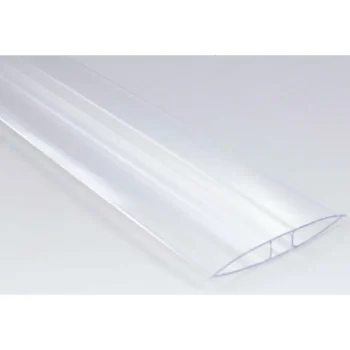 Keraplast Pihan Rakennusmateriaalit-H-profiililista , 6 Mm PC-muovi Kirkas 2,5 M