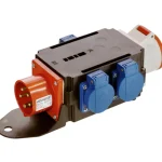 Jatkojohdot-Haaroitin 16A +3 Schuko Voimavirta