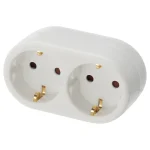 Energy+ Jatkojohdot-Haaroitin, 2 Pistorasiaa