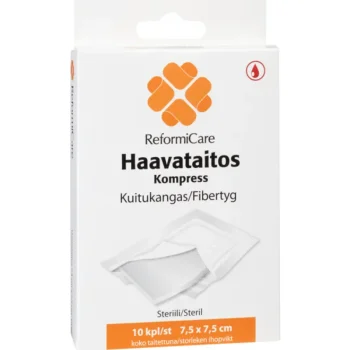 Reformicare Hyvinvointi- Ja Terveydenhoitotarvikkeet^Haavataitos 7,5 X 7,5 Cm 10 Kpl Kuitukangas