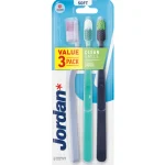 Jordan Suunhoitotuotteet Ja Tarvikkeet^Hammasharja 3 Kpl Clean Smile Soft