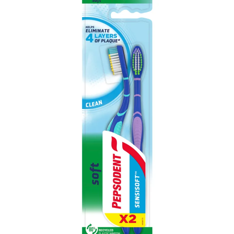 hammasharja-pepsodent-super-cl-WwxhYLWr-0.webp Pepsodent Suunhoitotuotteet Ja Tarvikkeet^Hammasharja Super Clean Soft 2 Kpl