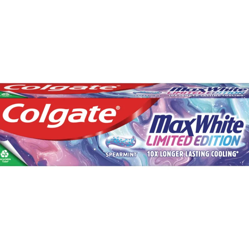 hammastahna-colgate-75-ml-max-QuaAWKrp-0.webp Colgate Suunhoitotuotteet Ja Tarvikkeet^Hammastahna 75 Ml Max White Limited Edition