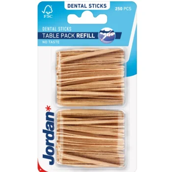 Jordan Suunhoitotuotteet Ja Tarvikkeet^Hammastikku 2x125 Kpl Täyttöpakkaus