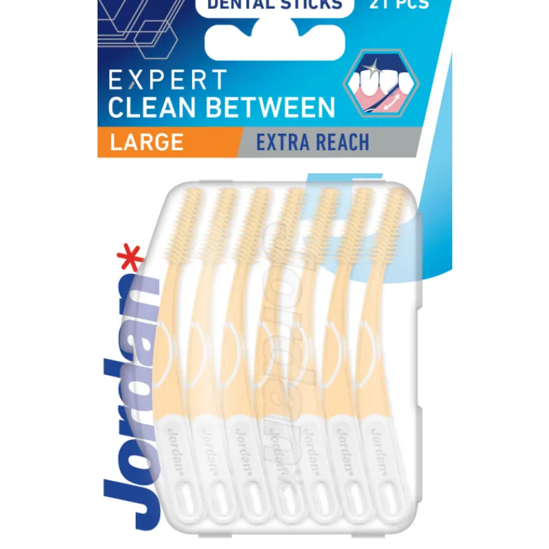 hammastikku-jordan-21-kpl-expe-NkkAEbjC-0.webp Jordan Suunhoitotuotteet Ja Tarvikkeet^Hammastikku 21 Kpl Expert Clean Between Large