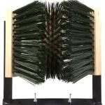 Kantosen Telineet Ja Jäteastiat-Harjateline, 3 Harjaa, Musta