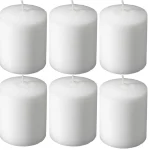 Havi Kynttilänjalat Ja Kynttilät-Hautakynttilän Täyttö 6kpl