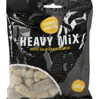 Namipäivä Karkit-Heavy Mix Salmiakkisekoitus 200 G