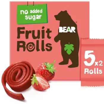 Bear Pähkinät Ja Kuivatut Hedelmät^Hedelmänauha 5 X 20 G Yoyo Mansikka