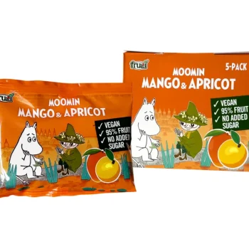 Moomin Pähkinät Ja Kuivatut Hedelmät^Hedelmäsnack 5 X 20 G Mango & Aprikoosi