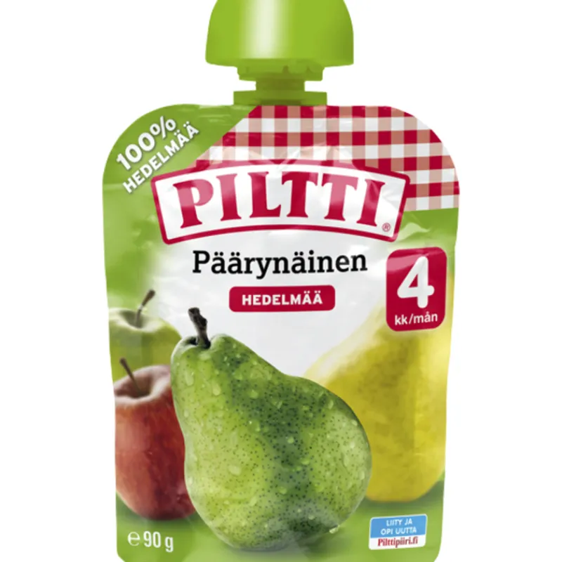 hedelmsose-piltti-90-g-prynine-qUQACADX-0.webp Piltti Lastenruoka-ateriat Ja Välipalat^Hedelmäsose 90 G Päärynäinen 4 Kk