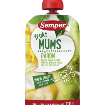 Semper Lastenruoka-ateriat Ja Välipalat^Hedelmäsose 110 G Fruktmums Päron 6 Kk