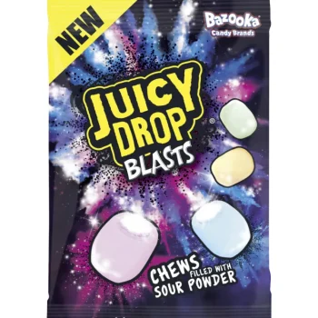 Bazooka Karkit^Hedelmätoffee 120 G Juicy Drop Blasts