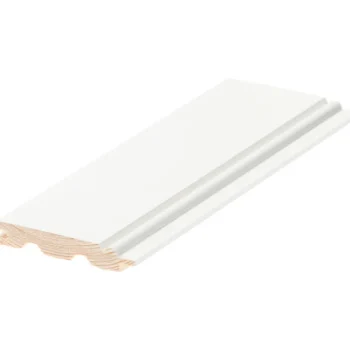 Cent Puutavara-Helmipaneeli 15x95x2370, Mänty, Valkoinen, Päätypontattu, 5 Kpl