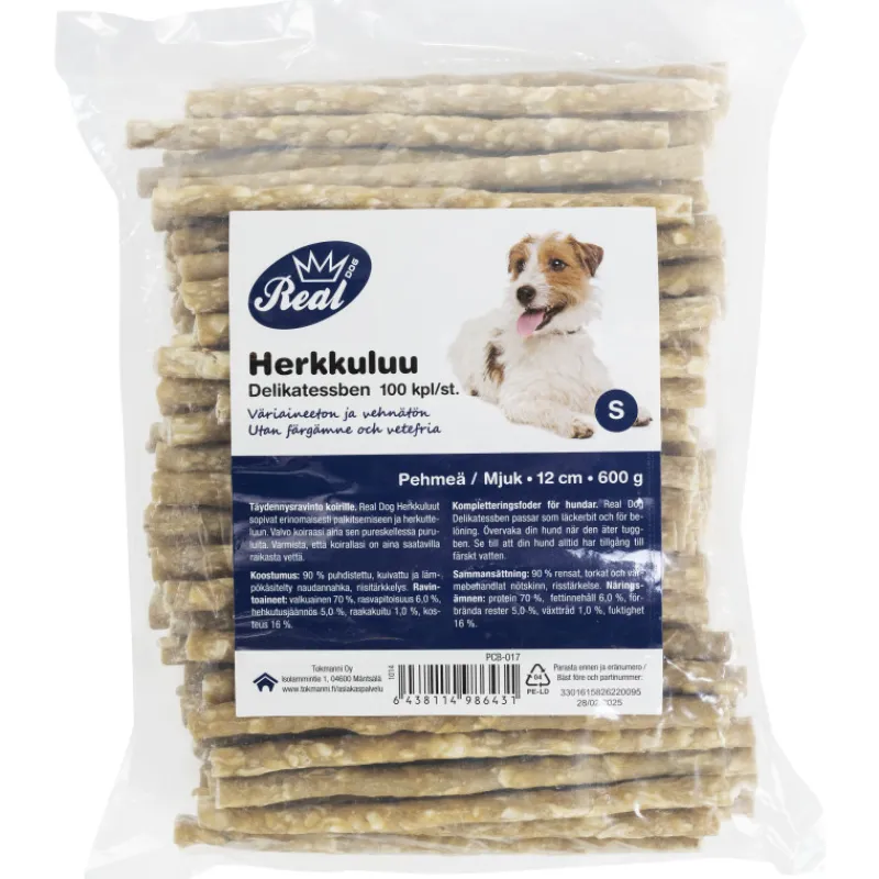 herkkuluu-12-cm-100-kpl-600-g-lPfIxccG-0.webp Real Dog Koiranruoka^Herkkuluu 12 Cm, 100 Kpl (600 G) S