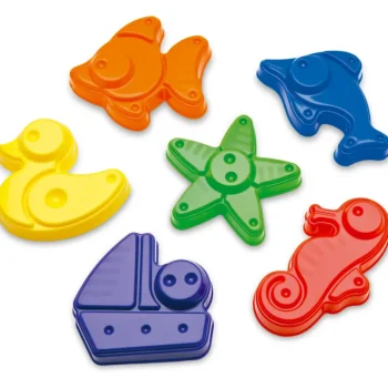 Plasto Ulkolelut^Hiekkamuottisetti 6 Kpl