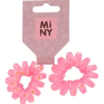 Miny Hiuskoristeet Ja Hiustenhoitovälineet^Hiuskierrelenkki 2 Kpl Turkoosi/pinkki/minttu