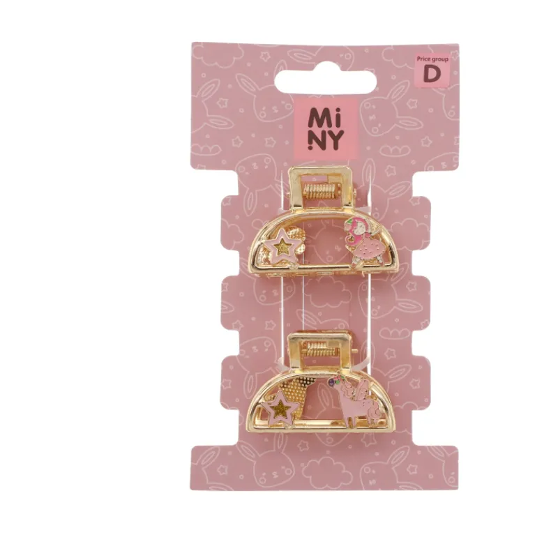 hiusklipsi-miny-2-kpl-metallin-cwELfALk-0.webp Miny Hiuskoristeet Ja Hiustenhoitovälineet^Hiusklipsi 2 Kpl Metallinen