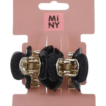 Miny Hiuskoristeet Ja Hiustenhoitovälineet^Hiusklipsi 2 Kpl Musta