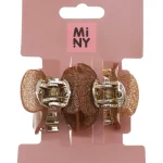 Miny Hiuskoristeet Ja Hiustenhoitovälineet^Hiusklipsi 2 Kpl Ruskea