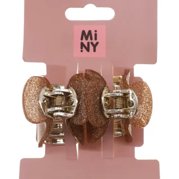 Miny Hiuskoristeet Ja Hiustenhoitovälineet^Hiusklipsi 2 Kpl Ruskea