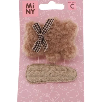 Miny Hiuskoristeet Ja Hiustenhoitovälineet^Hiusklipsi 2 Kpl Ruskea