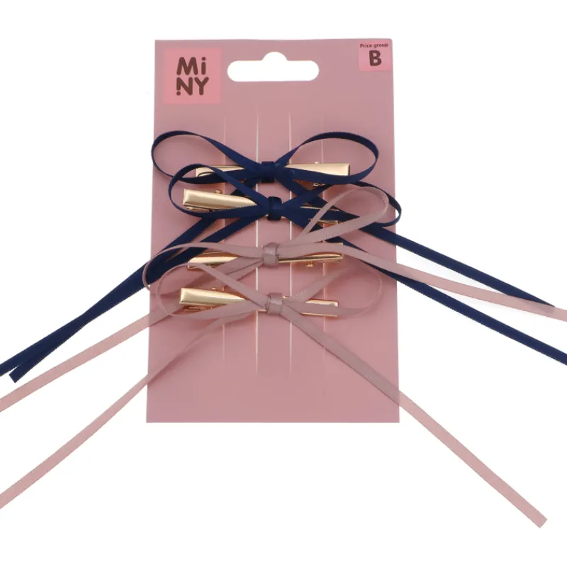 hiusklipsi-miny-4-kpl-rusetti-zWbJAzMm-0.webp Miny Hiuskoristeet Ja Hiustenhoitovälineet^Hiusklipsi 4 Kpl Rusetti