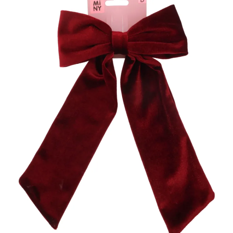 hiusklipsi-miny-rusetti-viinin-tCksCPJg-0.webp Miny Hiuskoristeet Ja Hiustenhoitovälineet^Hiusklipsi Rusetti Viininpunainen