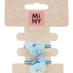 Miny Hiuskoristeet Ja Hiustenhoitovälineet^Hiuslenkit 2 Kpl Sydän, Vaaleansininen