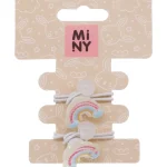 Miny Hiuskoristeet Ja Hiustenhoitovälineet^Hiuslenkki 2 Kpl Sateenkaari