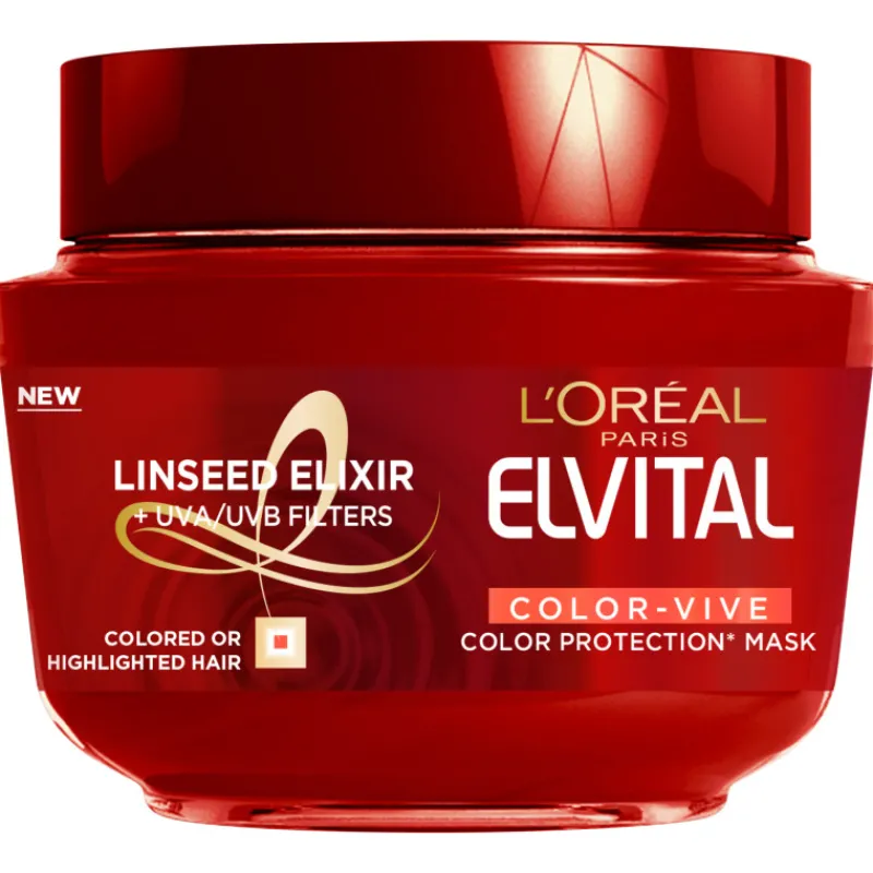 hiusnaamio-color-vive-300-ml-v-OIolnsdd-0.webp Loreal Elvital Shampoot Ja Hoitoaineet^Hiusnaamio Color-Vive 300 Ml Värjätyille Hiuksille