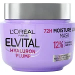 Loreal Elvital Shampoot Ja Hoitoaineet^Hiusnaamio 300 Ml Hyaluron Plump