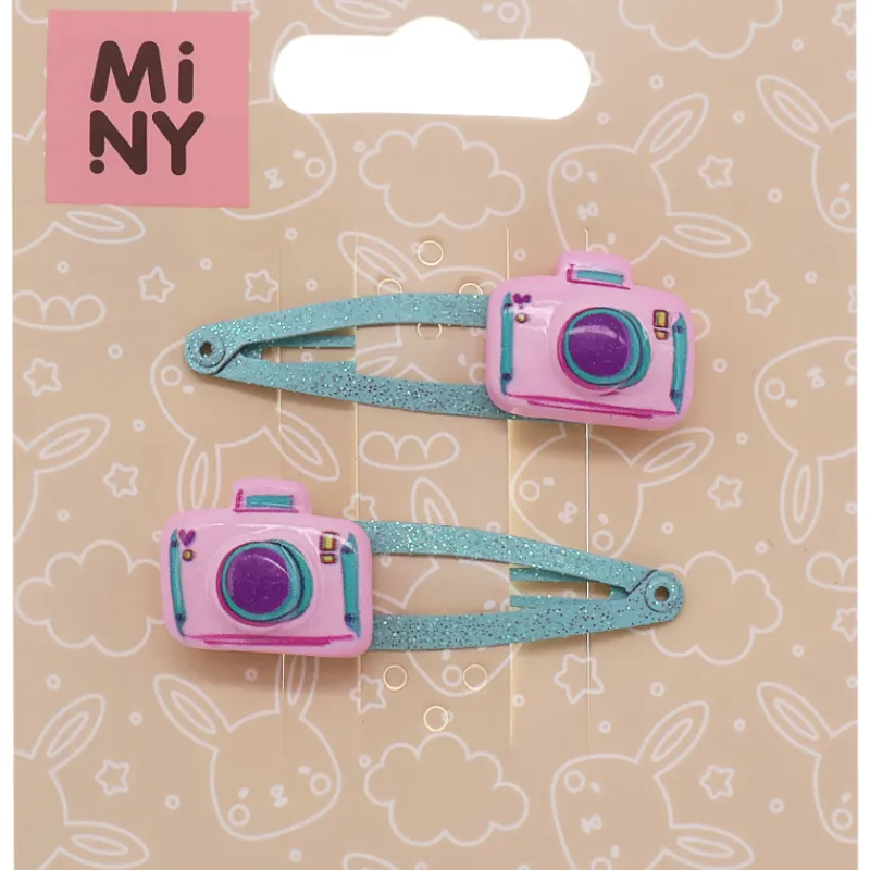 hiuspinni-miny-2-kpl-kamera-shfrUNbY-0.webp Miny Hiuskoristeet Ja Hiustenhoitovälineet^Hiuspinni 2 Kpl Kamera