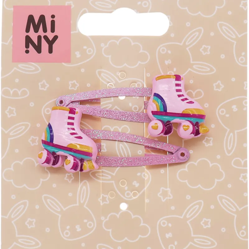 hiuspinni-miny-2-kpl-rullaluis-bAfIgHaU-0.webp Miny Hiuskoristeet Ja Hiustenhoitovälineet^Hiuspinni 2 Kpl Rullaluistimet