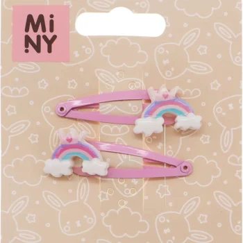 Miny Hiuskoristeet Ja Hiustenhoitovälineet^Hiuspinni 2 Kpl Sateenkaari