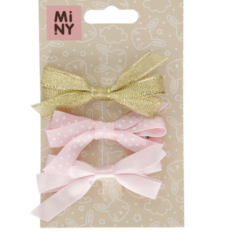 hiuspinni-miny-3-kpl-rusetti-v-zLNzhcxT-0.webp Miny Hiuskoristeet Ja Hiustenhoitovälineet^Hiuspinni 3 Kpl Rusetti Vaaleanpunainen/kulta