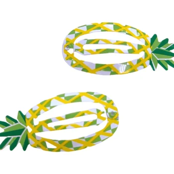 Miny Hiuskoristeet Ja Hiustenhoitovälineet^Hiuspinni , Ananas/jäätelö 2 Kpl/pkt