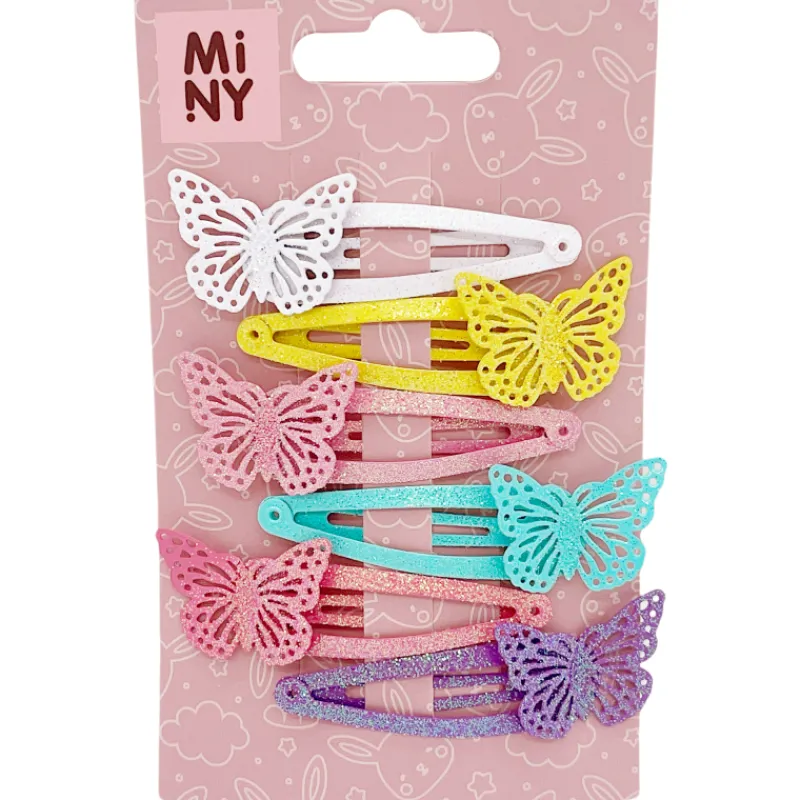 hiuspinni-miny-perhonen-6-kplp-WknvBGSj-0.webp Miny Hiuskoristeet Ja Hiustenhoitovälineet^Hiuspinni Perhonen 6 Kpl/pkt