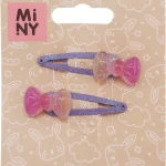Miny Hiuskoristeet Ja Hiustenhoitovälineet^Hiuspinnit 2 Kpl Rusetti, Lila