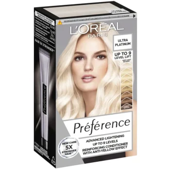 Loreal Preference Hiusvärit^Hiusten Vaalennus Ultra Platinum 9 Asteen Ultravoimakas Vaalennus