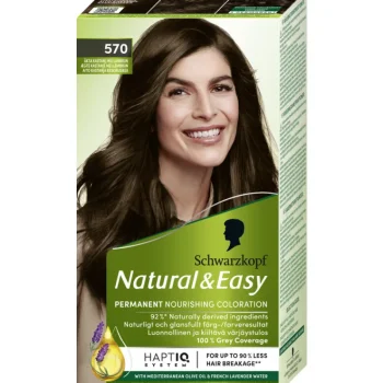 Schwarzkopf Natural & Easy Hiusvärit^Hiusväri 570 Aito Kastanja Keskiruskea