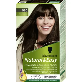Schwarzkopf Natural & Easy Hiusvärit^Hiusväri 580 Sametti Tummanruskea