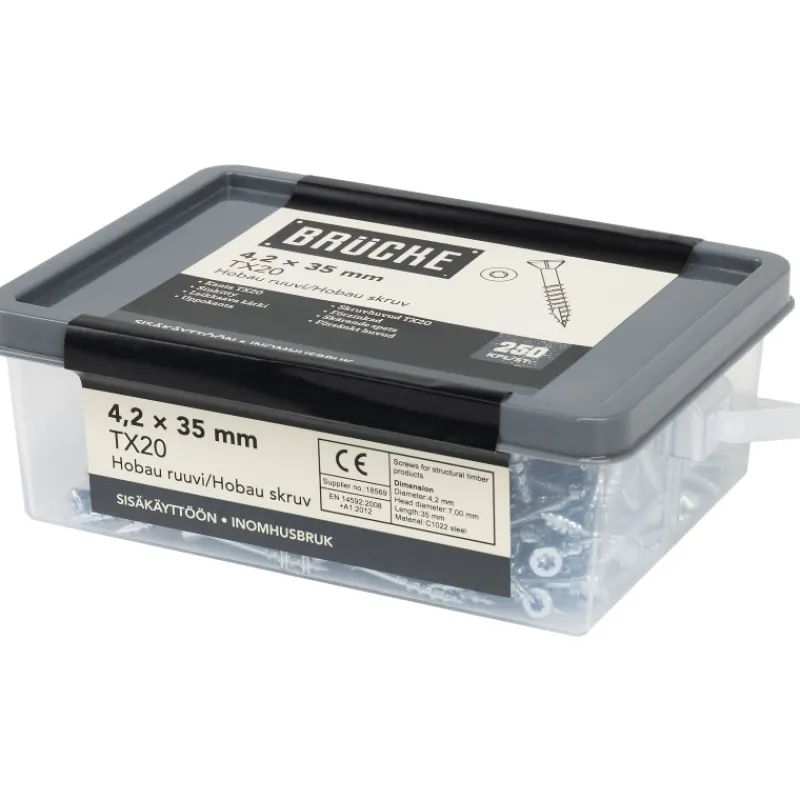 hobau-ruuvi-42-x-35-mm-sinkitt-GtDxKLAx-0.webp Brücke Naulat Ja Ruuvit-Hobau-ruuvi 4,2 X 35 Mm, Sinkitty, 250 Kpl