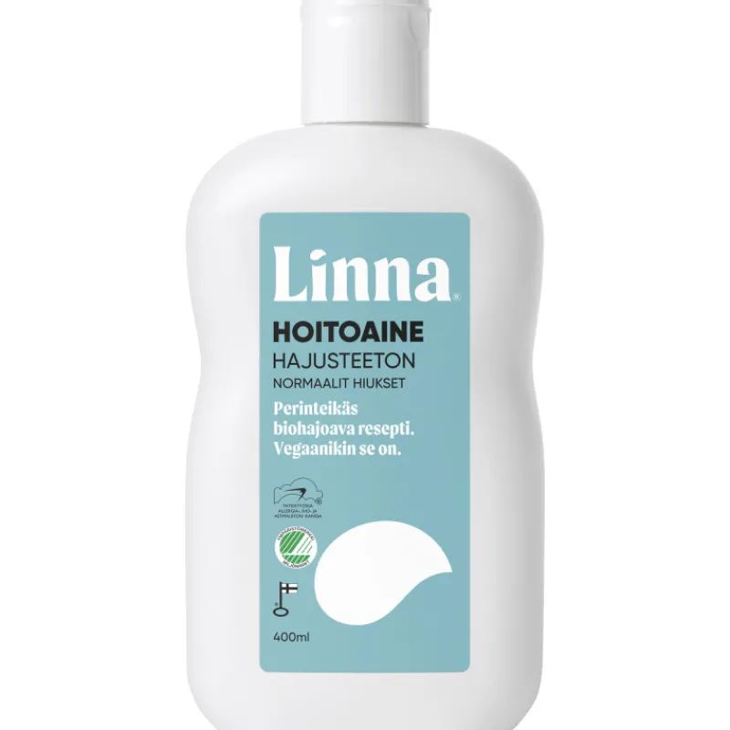 hoitoaine-linna-400-ml-hajuste-dMfrOCjb-0.webp Linna Shampoot Ja Hoitoaineet^Hoitoaine 400 Ml Hajusteeton