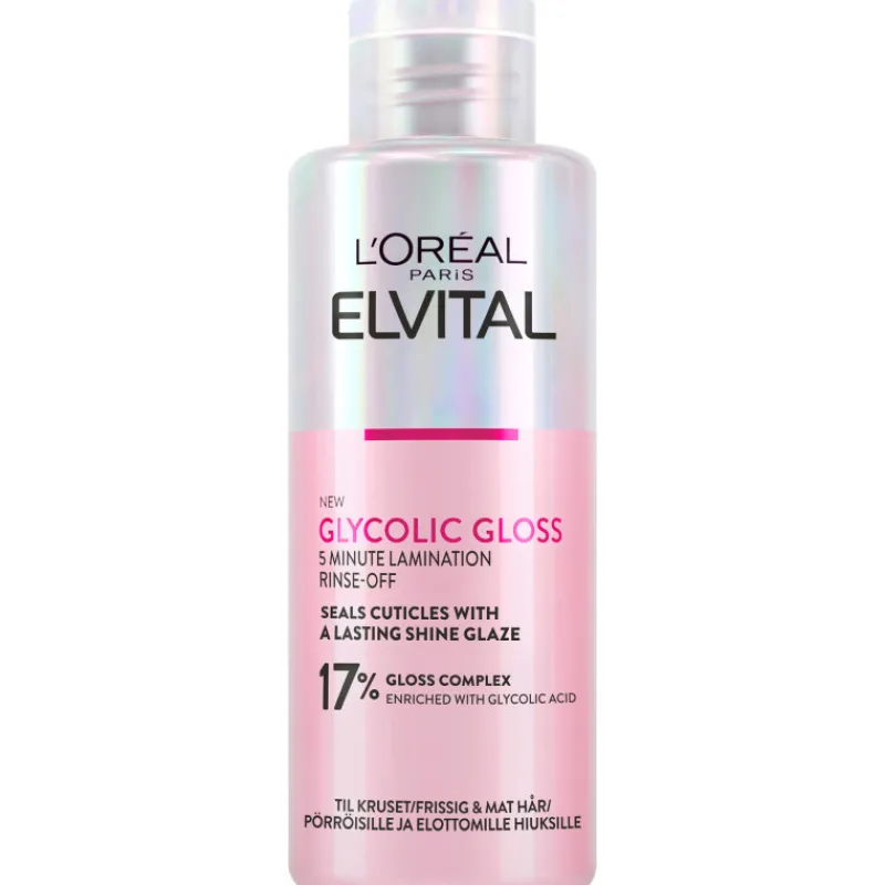 hoitoaine-loreal-elvital-200-m-PopsGMLA-0.webp Loreal Elvital Shampoot Ja Hoitoaineet^Hoitoaine 200 Ml Glycolic Gloss Post