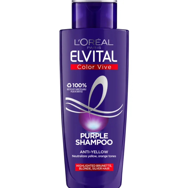 hopeashampoo-loreal-elvital-20-DCfXMqSv-0.webp Loreal Elvital Shampoot Ja Hoitoaineet^Hopeashampoo 200 Ml Color Vive Purple
