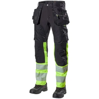 L.brador Työvaatteet-Housut 1071PB Musta/keltainen 50