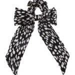 Miny Hiuskoristeet Ja Hiustenhoitovälineet^Huividonitsi Musta/valkoinen