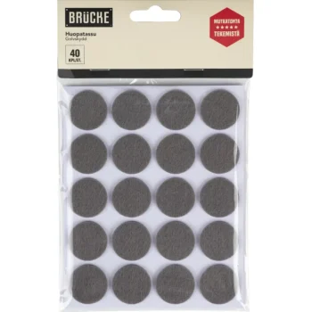 Brücke Pienrauta-Huopatassu Pyöreä 40 Kpl, u00d8 25 Mm, Harmaa