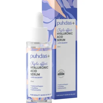 Puhdas+ Luonnonkosmetiikka-Hyaluronihapposeerumi 30 Ml Blueberry